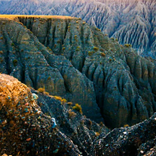 Eroded cliffs of Dushanzi