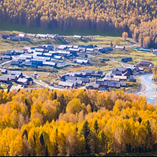 Hemu village seen from above