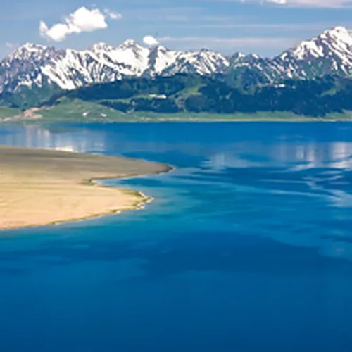 Sayram Lake by Ring Road