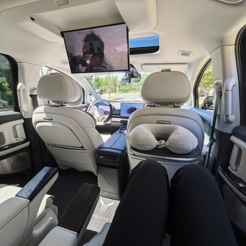 Luxury MPV interior