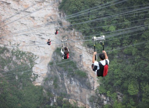 Canyon zipline experience