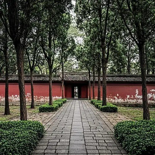 Wuhou Shrine cypress path